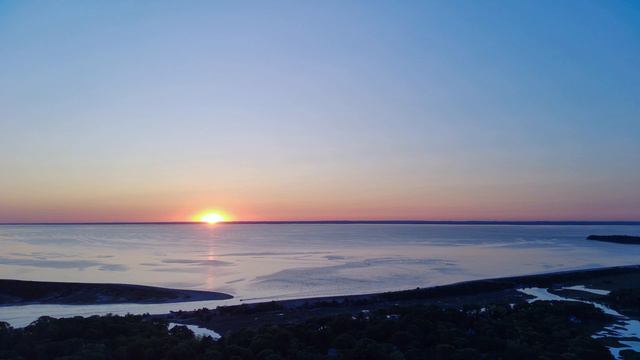 Fimi X8 SE 2022 V2 Aerial - Sunset - Stony Brook , LI Sound. смотреть онлайн