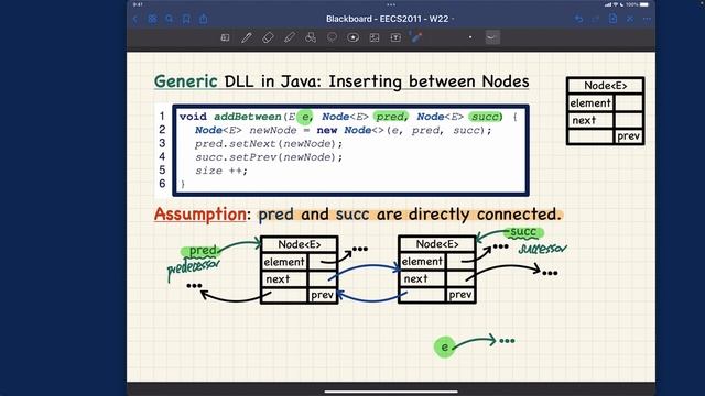 [HD] EECS2011 W22 - Lecture 2 - Part J1 - DLL: Adding between Nodes смотреть онлайн