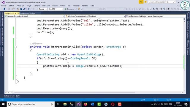 26 - Enregistrer une image dans une base de données SQL Server ( ADO.NET en C# ) - شرح смотреть онлайн