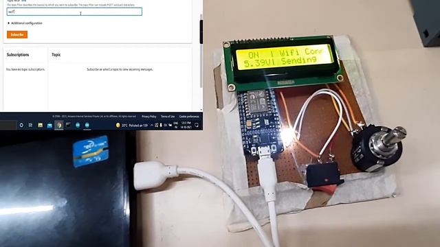 Basic Sensor Node using esp8266 and AWS IoT Core смотреть онлайн