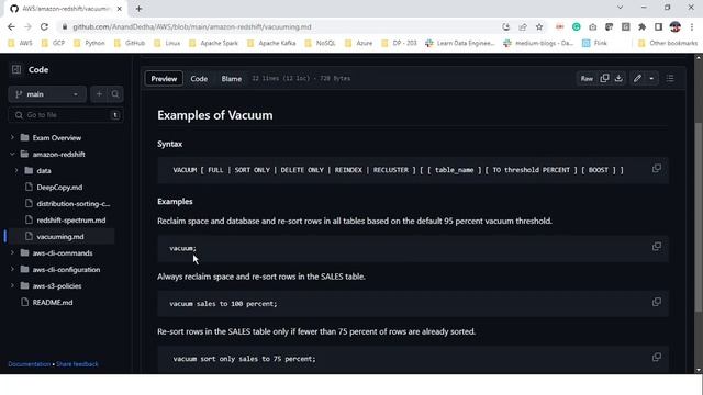 Amazon Redshift Operations - Utilizing Vacuum & Deep Copy смотреть онлайн