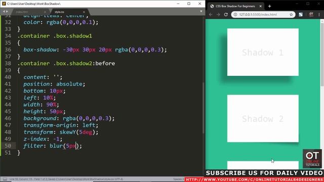 Mastering in CSS3 Box Shadow From Beginner To Expert смотреть онлайн