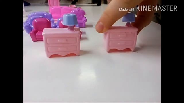 Моя Коллекция маленькой мебели для Домика! Интересное видео смотреть онлайн