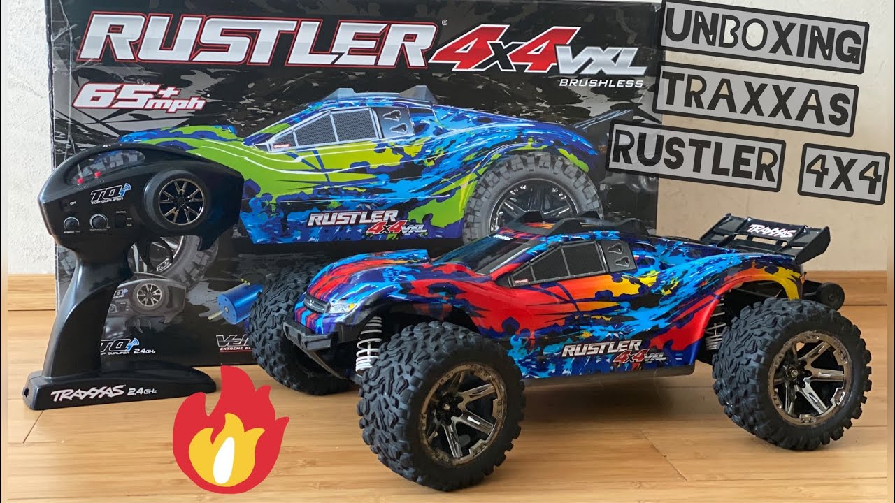Unboxing TRAXXAS Rustler 4x4 VXL - мощно и ДОРОГО! | распаковка RUSTLER | poritor rc смотреть онлайн