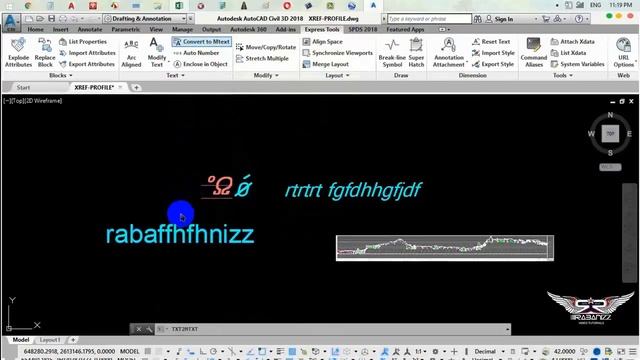 Using the Single Line Text & Multiline Tex in AutoCAD 2018 смотреть онлайн