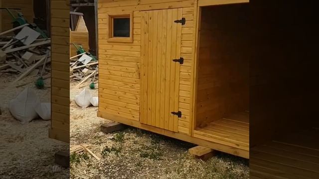 Хоз.блок/дачная кладовая с дровяником / Столярка24 смотреть онлайн