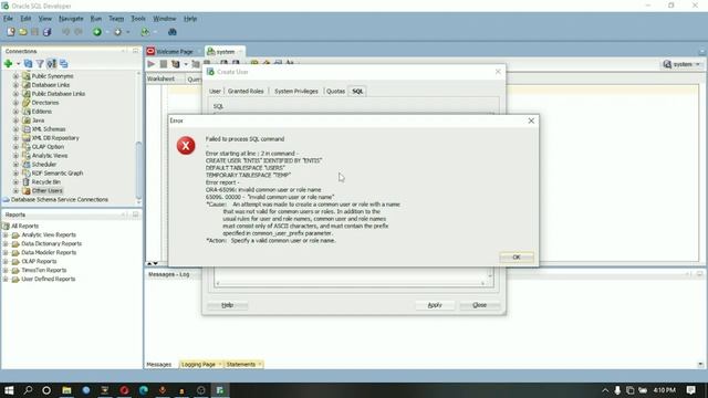 Part 2 : Membuat User/Database dan membuat table baru di Oracle XE 21c смотреть онлайн