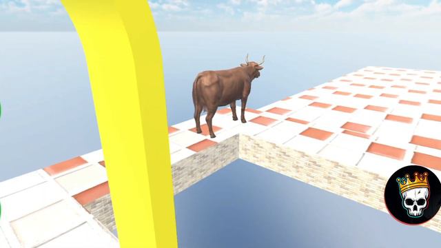 Animal Crossing Fountain Game Cow Lion Elephant And Bear смотреть онлайн