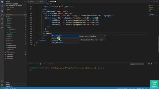 Multi language website with React, Redux & Typescript смотреть онлайн