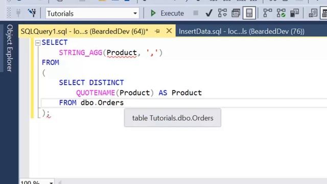 SQL Tutorial - How to create a Dynamic Pivot in SQL Part 2 смотреть онлайн