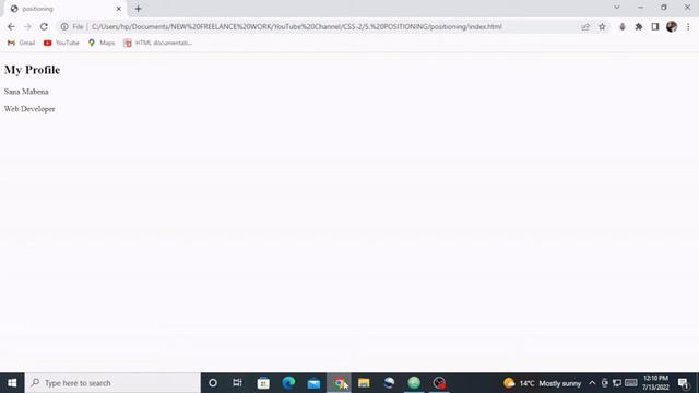 Position Property - Static смотреть онлайн