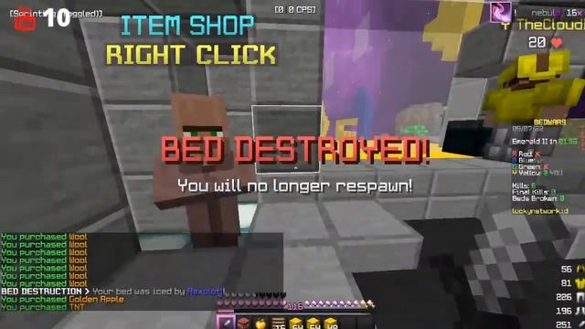 [?LIVE] Minecraft Indonesia Mabar Bedwars Lucky Network Java ! смотреть онлайн