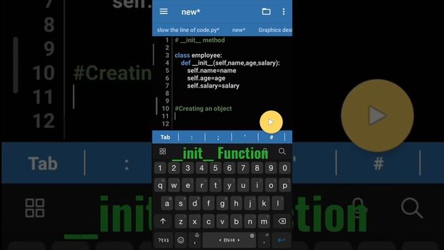 __init__ Method | What is __ init__ method in Python | How to use init function смотреть онлайн