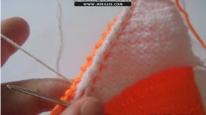 Вязание шапочки Лисички(описание поэтапно)