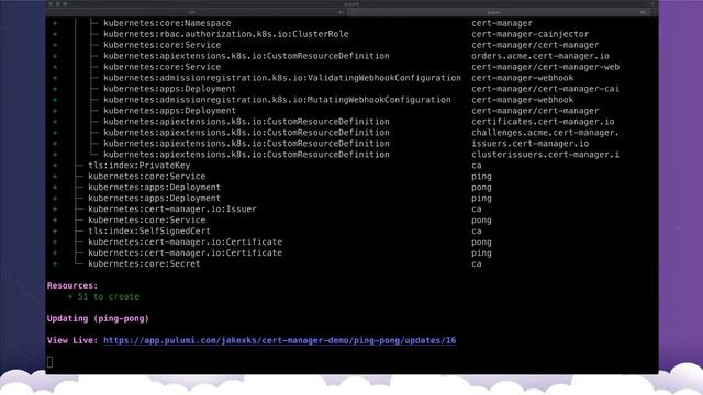 Cloud Engineering Summit 2020: Certificates as Code with Pulumi and Cert-Manager смотреть онлайн