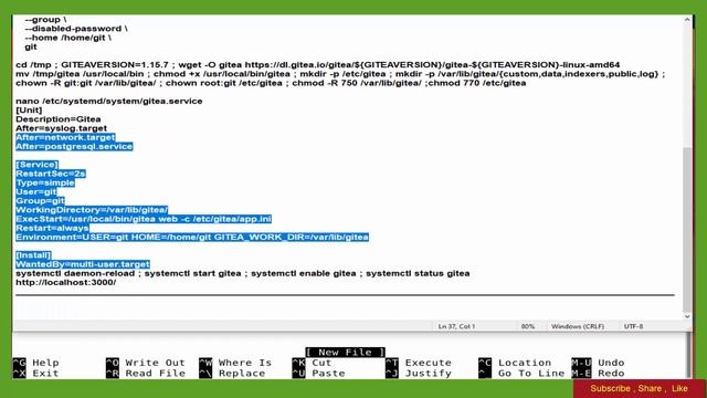 Debian 11 - installing Gitea with Mariadb Database смотреть онлайн