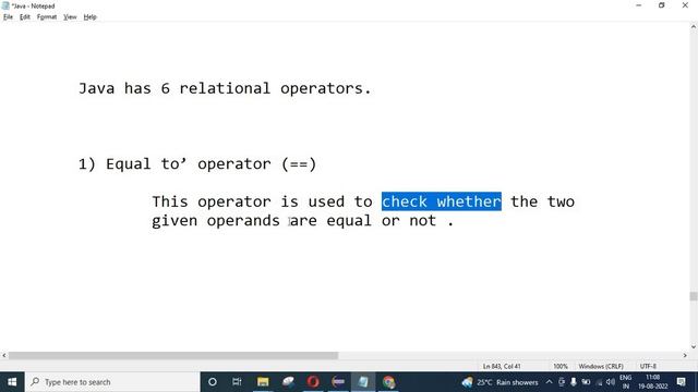 Equal to Operator In Java Class 15 in Hindi || Use of Equal to Operator = смотреть онлайн