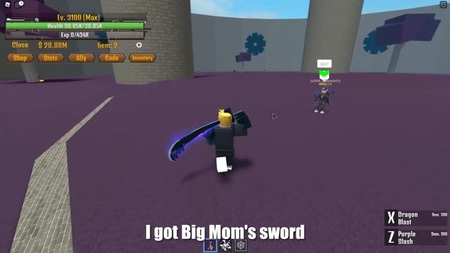 MONSTER ( RAID BOSS ) HOW TO GET BIG MOM SWORD ( BIG MOM ) + SHOWCASE IN KING LEGACY смотреть онлайн