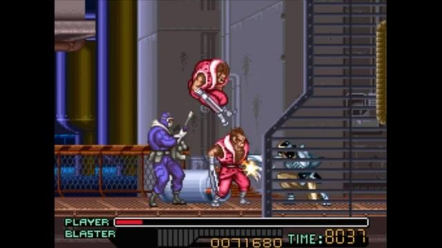 Super Nintendo (Snes) 16-bit Ninja Warriors Stage 2