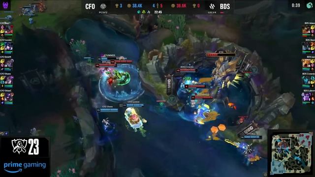 CFO Vs BDS Highlights Game 2 Worlds Play In Stage 2023 CTBC Flying Oyster Vs Team BDS By Onivia