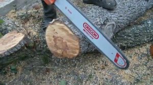 Бензопила Husqvarna (Хускварна) 365 в работе