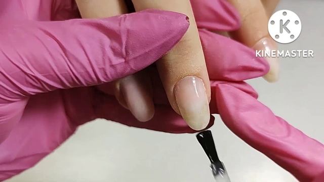 Укрепление ногтей гелем от Silcare!!!Смена Формы!!!! Очень простой дизайн!!! смотреть онлайн