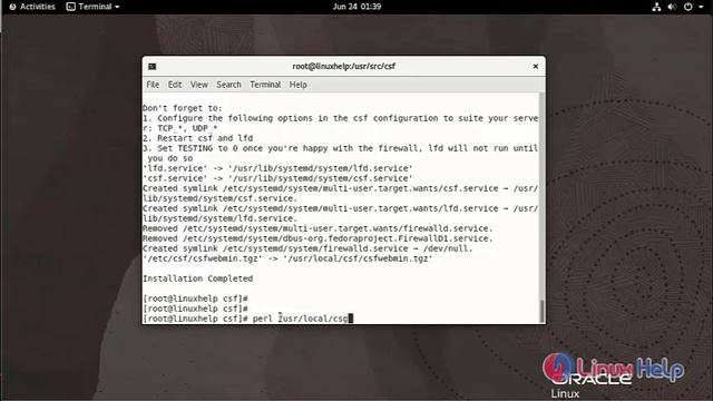 How to install CSF and Configure on Oracle Linux 8.8 смотреть онлайн