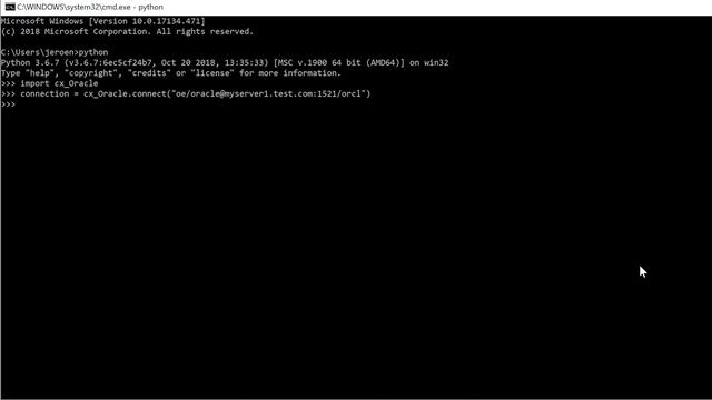 How connect to an Oracle database from Python смотреть онлайн