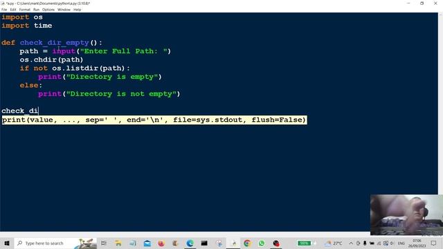 Python Programming - Check Directory Is Empty 2023 смотреть онлайн
