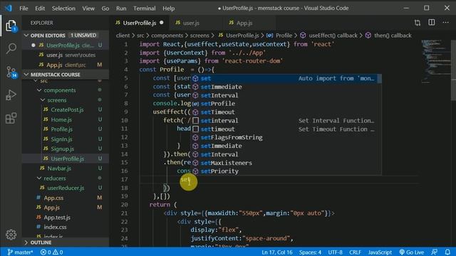 #34 Implementing profile page of other users on client side | MERN stack tutorial | Instagram clone смотреть онлайн