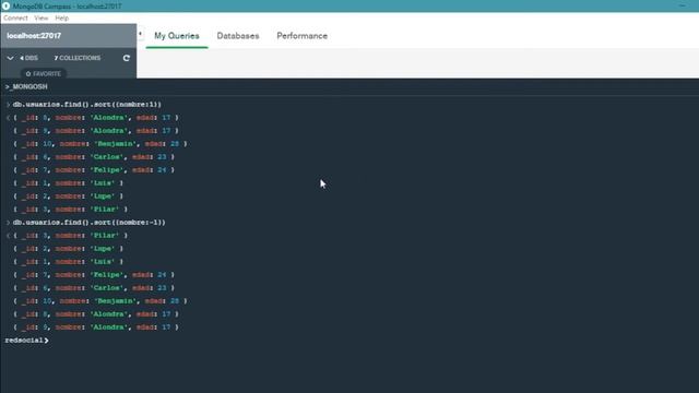 ?28: ORDENAR DOCUMENTOS en mongodb | @Ingenioteka смотреть онлайн