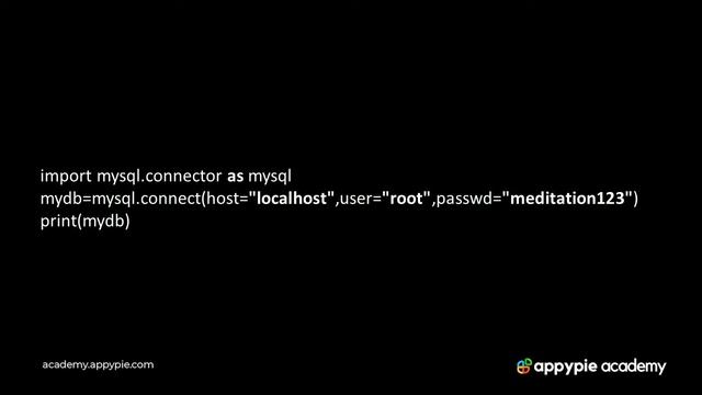 connecting Mysql with Python code - Lesson 152 смотреть онлайн
