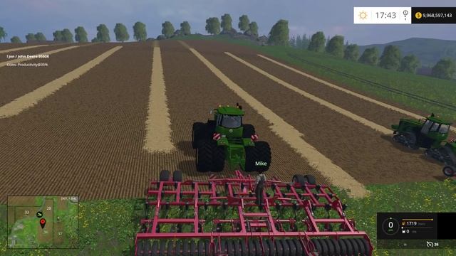 Farming Simulator 15 PC Mod Showcase: John Deere 9560 Pack смотреть онлайн