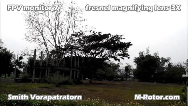 Dead Cat flying via FPV monitor 7" + lens 3X смотреть онлайн
