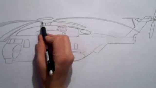 Drawing with Artist334: CF-53 Transport helicopter смотреть онлайн