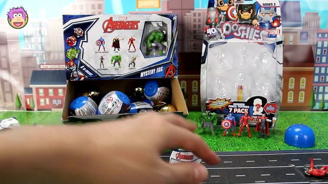 BOX OF MARVEL AVENGERS MYSTERY BAGS & Marvel Ooshies Series 2 - 7 pack opening!! @ OzToyReviews смотреть онлайн