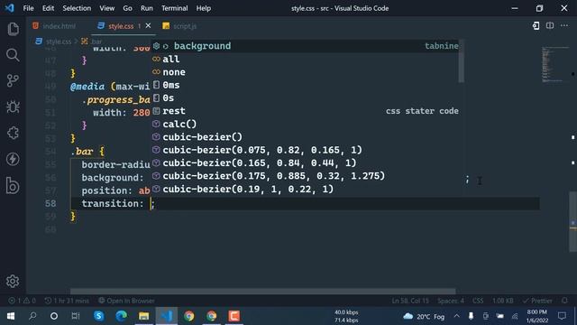 Dynamic Horizontal Progress bar in JavaScript смотреть онлайн