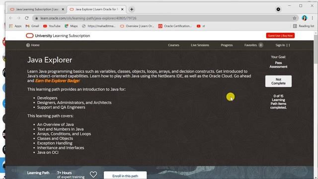 Oracle Learning Explorer | Get exam free and earn badge смотреть онлайн
