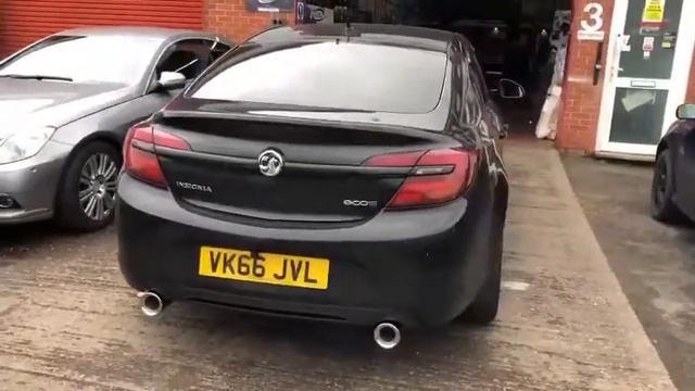 Vauxhall Insignia Dual Exit Back Box Delete смотреть онлайн