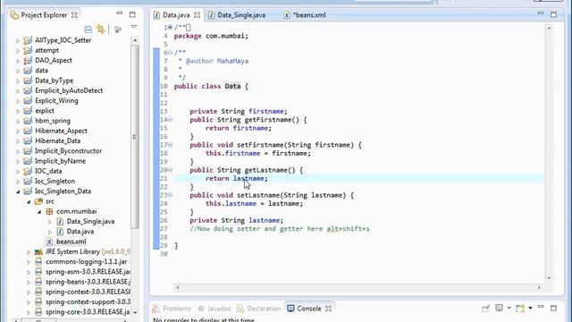 Spring IOC Singleton смотреть онлайн
