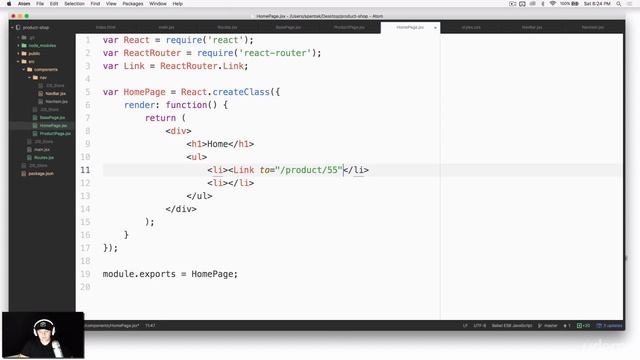061 React Router route params getting updated props смотреть онлайн