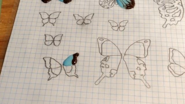 ?БАБОЧКИ из ШОКОЛАДНОЙ глазури!!!✨Яркий ДЕКОР для тортов, кексов и капкейков!!! смотреть онлайн