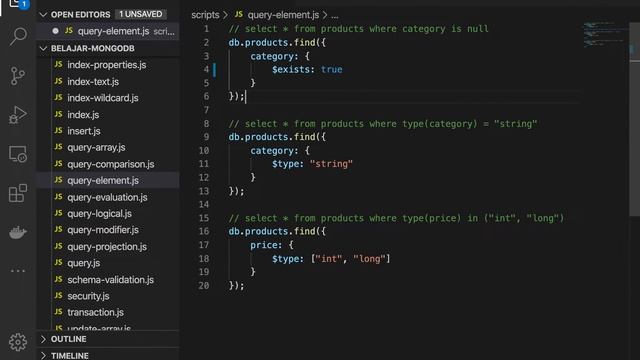 Belajar MongoDB - 12 Element Query Operator смотреть онлайн