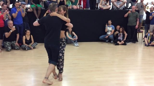 Kristofer Mencák Kizomba flow Madrid 2015 sunday class смотреть онлайн