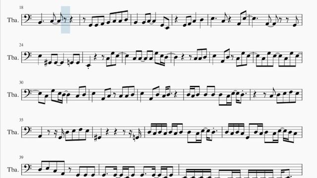 Tuba Sheet Music: How to play Love You Twice by Huh Yunjin смотреть онлайн