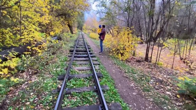 ЖЕЛЕЗНАЯ ДОРОГА в КАРАГАНДИНСКОМ ПАРКЕ смотреть онлайн