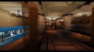 Автово станция метро СПб в Minecraft
