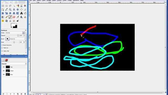 Editing color channels in GIMP 2.6 смотреть онлайн