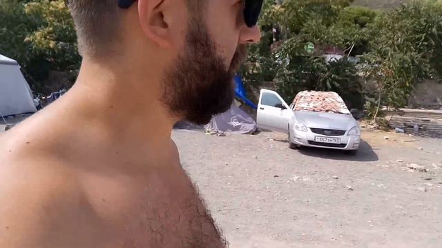 Автокемпинг в Крыму с.Рыбачье 14.08.2017 смотреть онлайн