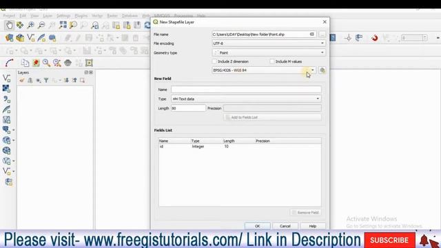 Create SHAPE FILE OR Vector Data Set in QGIS | QGIS TUTORIAL Vector Data Set tutorial Hindi Englis смотреть онлайн